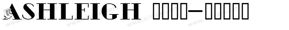 Ashleigh 1994字体转换